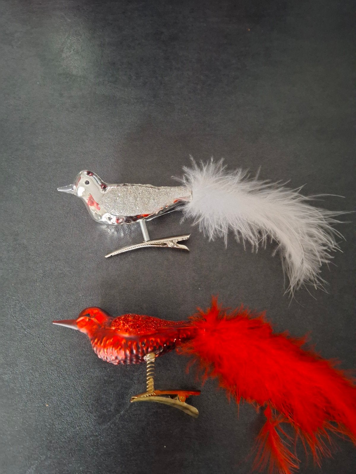 vogeltjes voor kerstboom., Ophalen