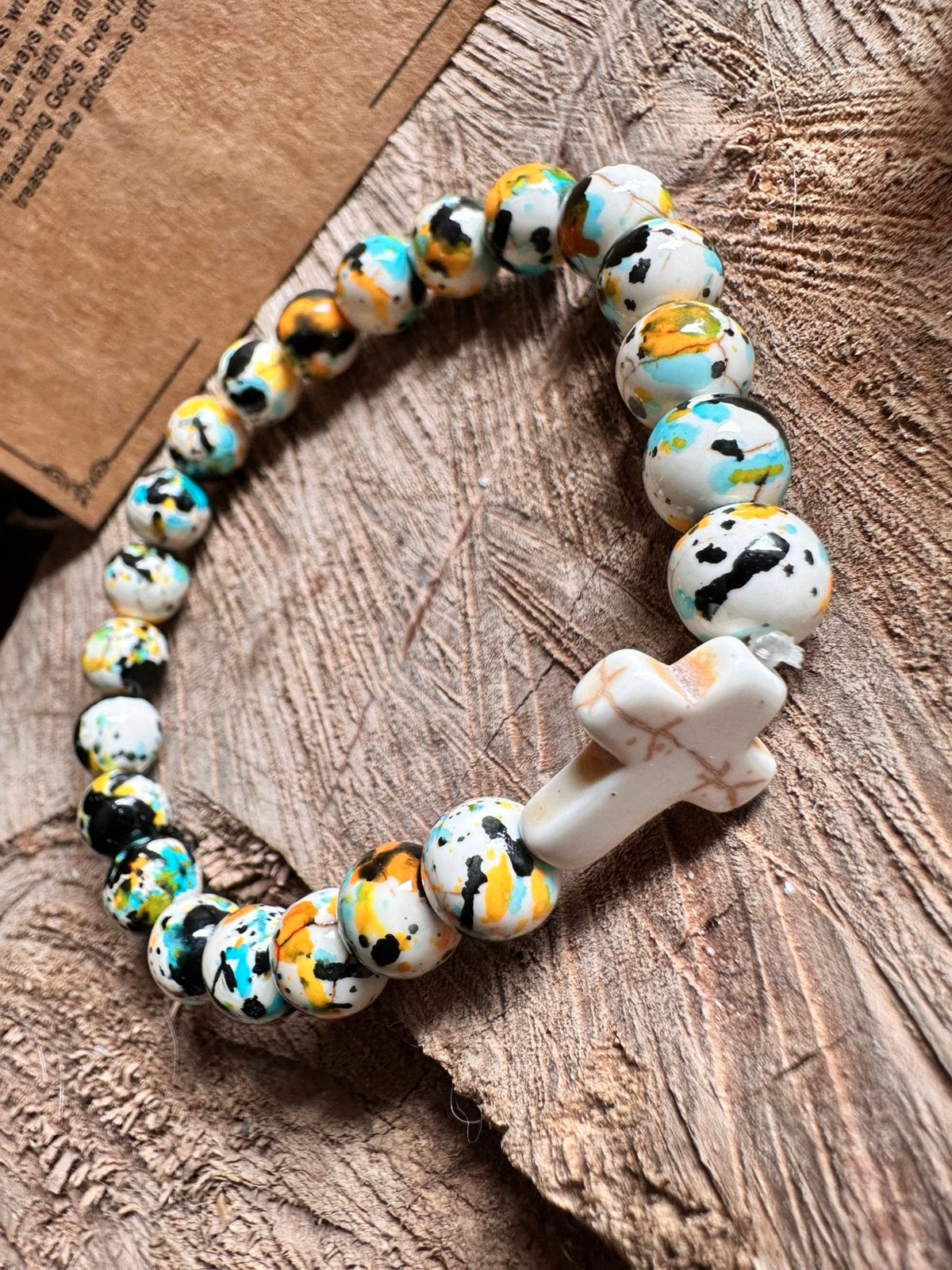 Boho armband / faith / nieuw, Ophalen of Verzenden, Nieuw