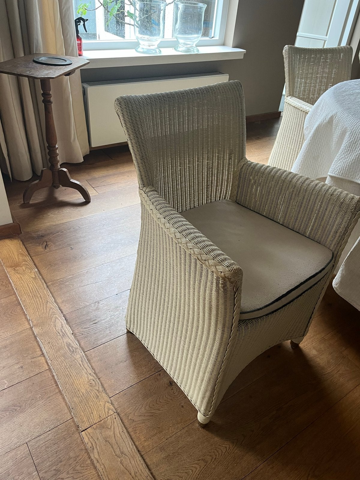 6 Lloyd Loom stoelen van Slootstra, Huis en Inrichting, Stoelen, Gebruikt, Vijf, Zes of meer stoelen, Riet of Rotan, Overige kleuren