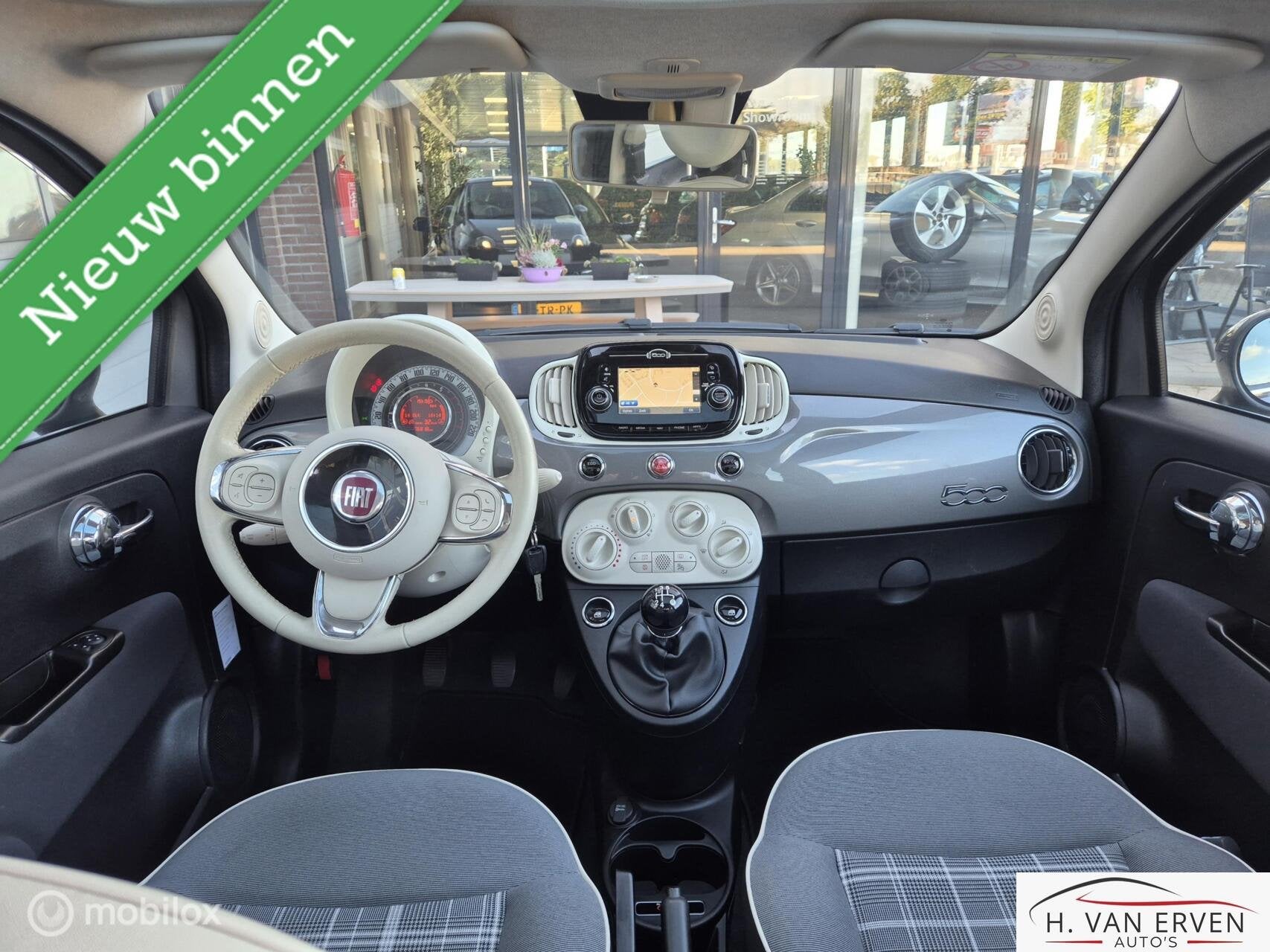 Fiat 500 0.9 Turbo Collezione APPLE CARPLAY NAVI 16" NAP, Auto's, Voorwielaandrijving, 905 kg, Origineel Nederlands, Bedrijf
