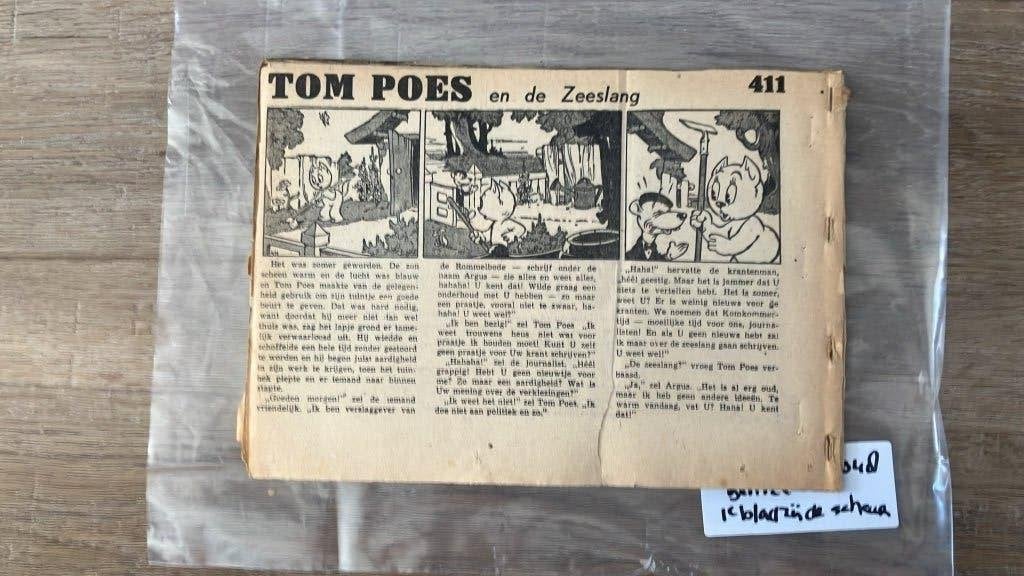 Tom poes krantenverhaal 1948 NRC, Eén stripboek, Ophalen of Verzenden, Gelezen