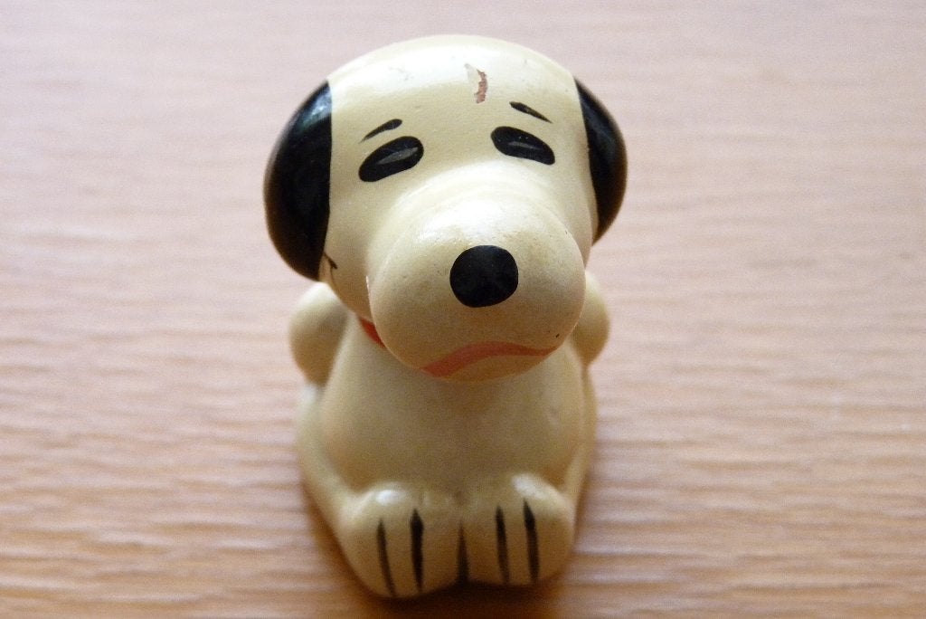 Snoopy puntenslijper, Ophalen of Verzenden, Snoopy, Gebruikt, Beeldje of Figuurtje