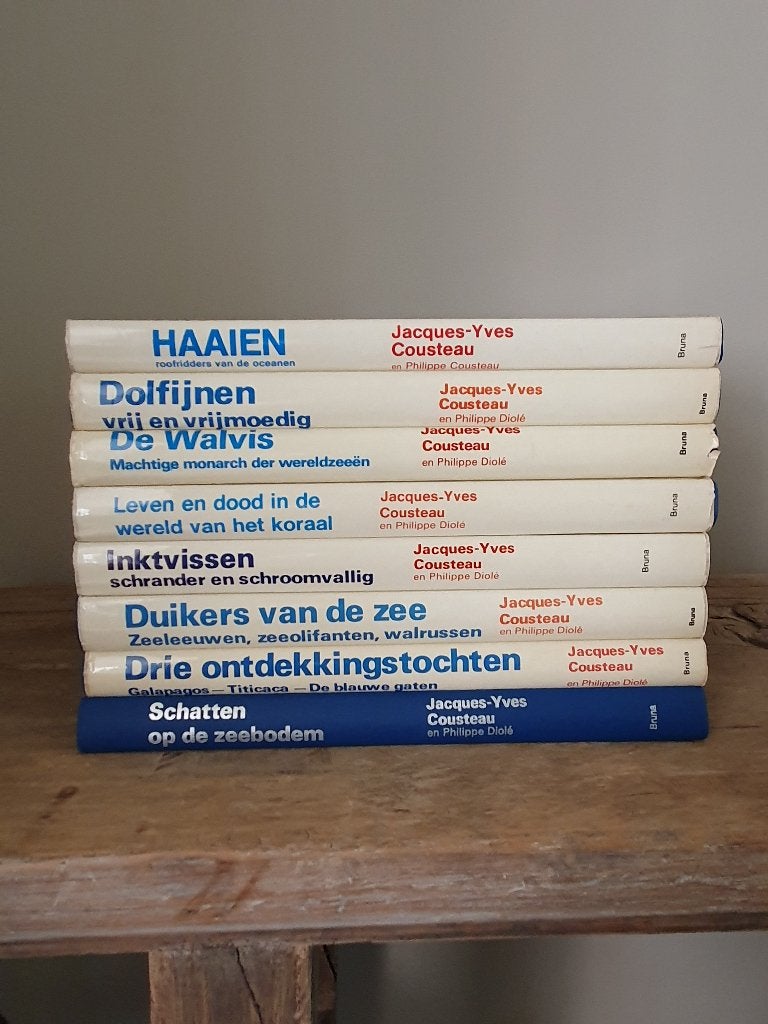 Boeken van Jacques -Yves Cousteau / 8 delen, Boeken, Ophalen, Gelezen, Natuur algemeen