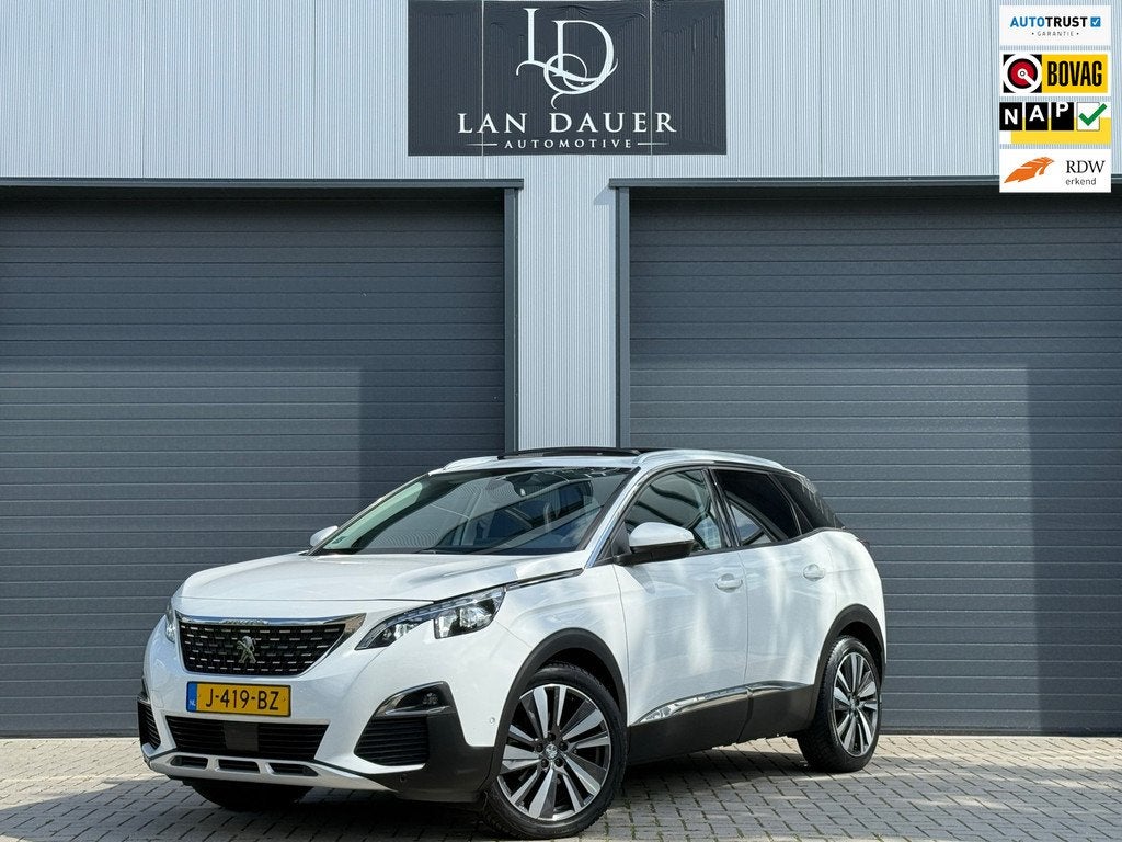 Peugeot 3008 1.2 PureTech Avantage / Schuifdak / OPTIES !, Auto's, Peugeot, Gebruikt, 1199 cc, Leder en Stof, Wit