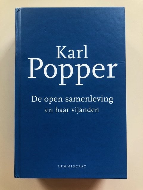 Karl Popper: De open samenleving en haar vijanden (gebonden), Boeken, Ophalen of Verzenden, Zo goed als nieuw, Algemeen