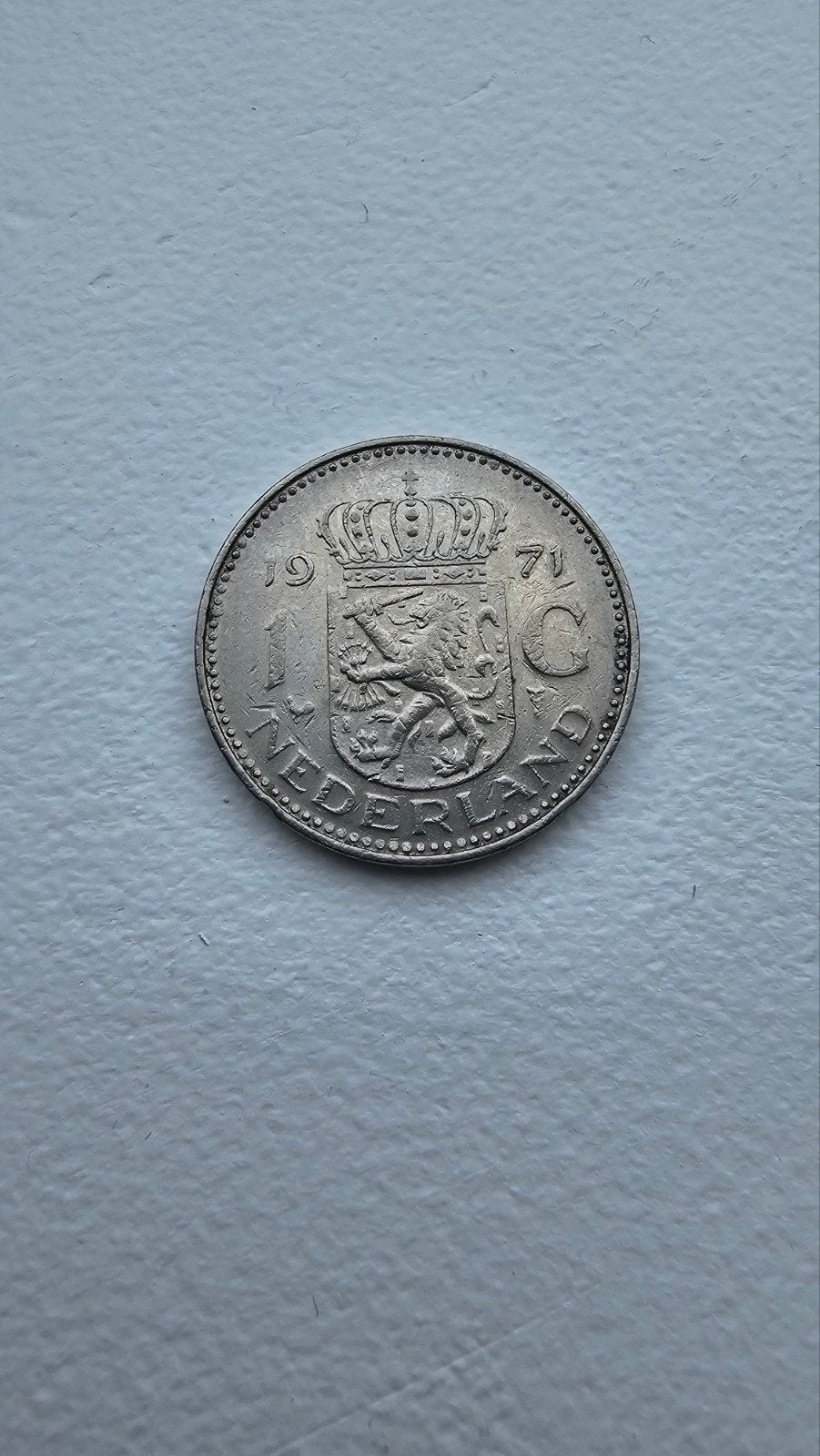 Nederlandse 1 gulden munt uit 1971 - Koningin Juliana, Ophalen of Verzenden, Koningin Juliana, 1 gulden