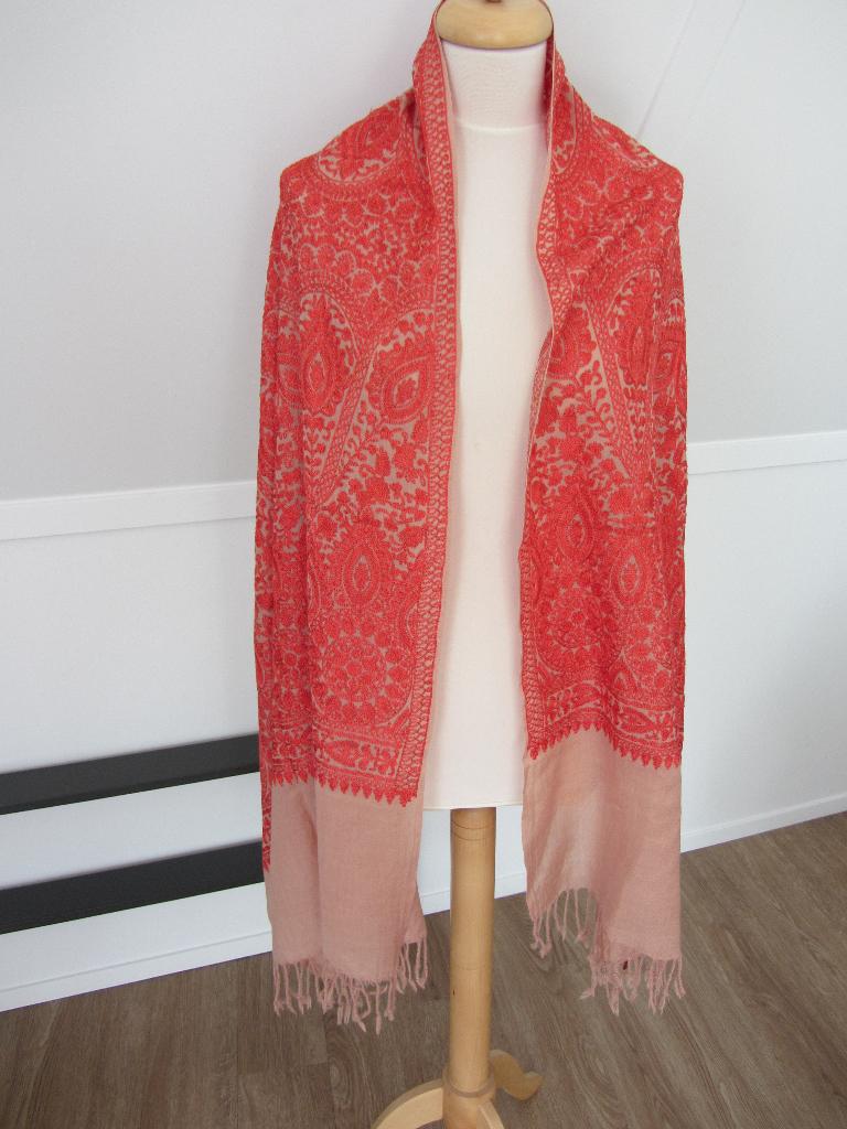 Sjaal beige/oranje/koraal, 100% wol, Summum, NIEUW, Kleding | Dames, Summum, Maat 46/48 (XL) of groter, Nieuw, Ophalen of Verzenden