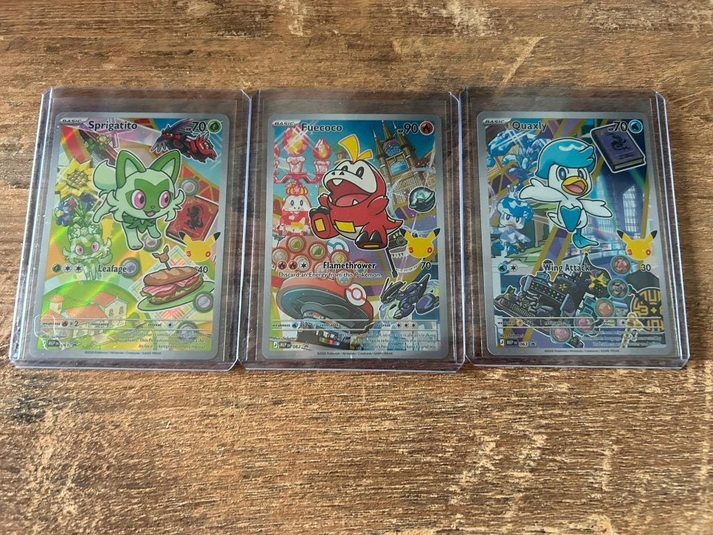 MEP061 Sprigatito - MEP062 Fuecoco - MEP063 Quaxly, Ophalen of Verzenden, Nieuw, Meerdere kaarten, Foil