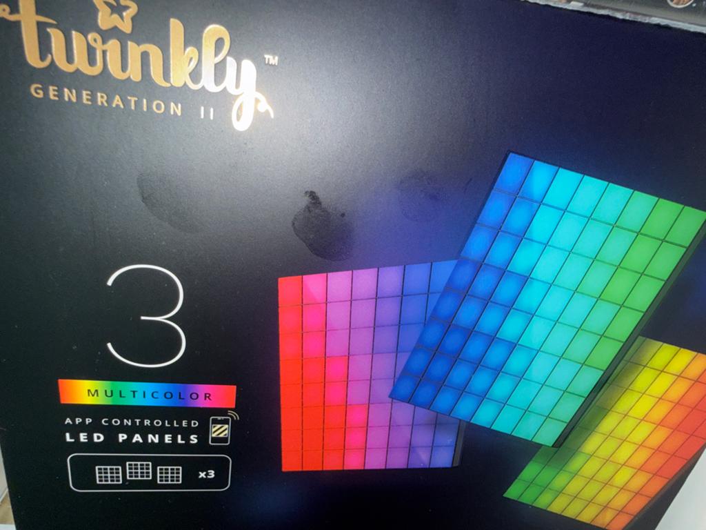 Twinkly Generation II LED Panelen - 3 Stuks, Multicolor, Ophalen of Verzenden, Zo goed als nieuw