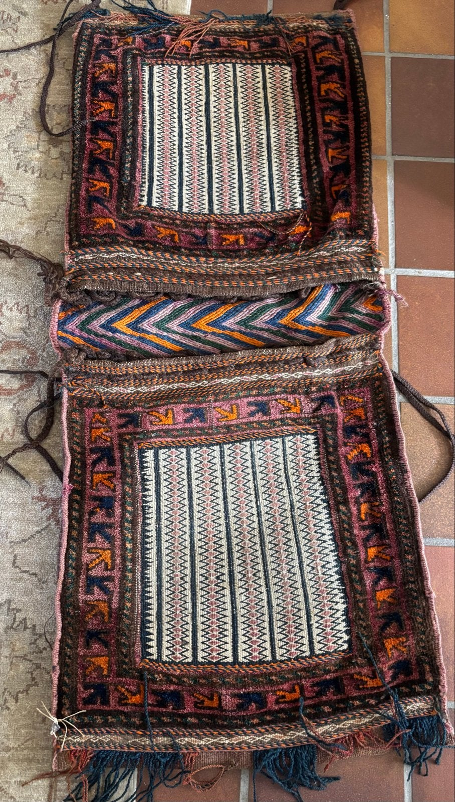 Vintage Handgeweven wandkleed, Ophalen
