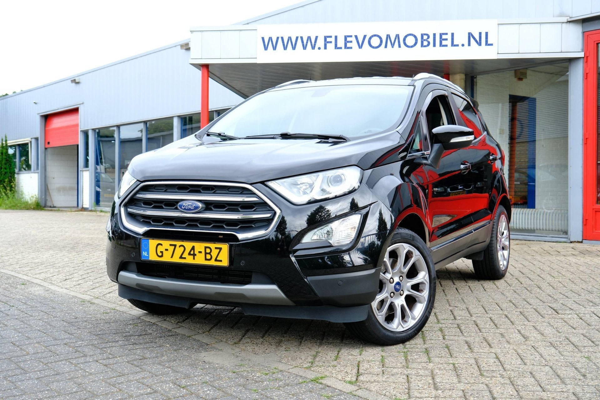 Ford EcoSport 1.0 EcoBoost Titanium Aut. Navi|Half Leder|Cam, Auto's, Automatische klimaatregeling, 125 pk, Gebruikt, Euro 6