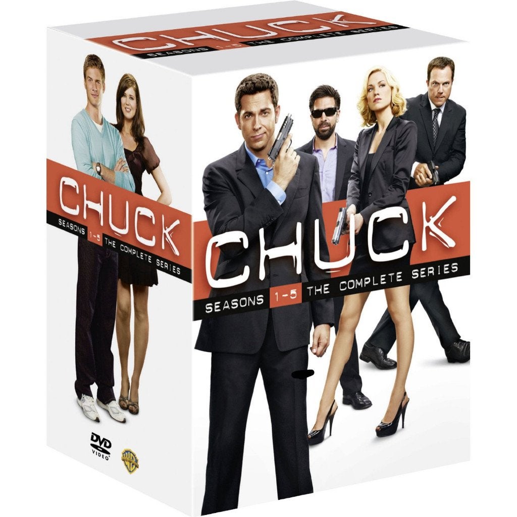 Chuck Complete 1-5 DVD box + Nederlandse ondertitels, Alle leeftijden, Ophalen of Verzenden, Nieuw in verpakking, Boxset