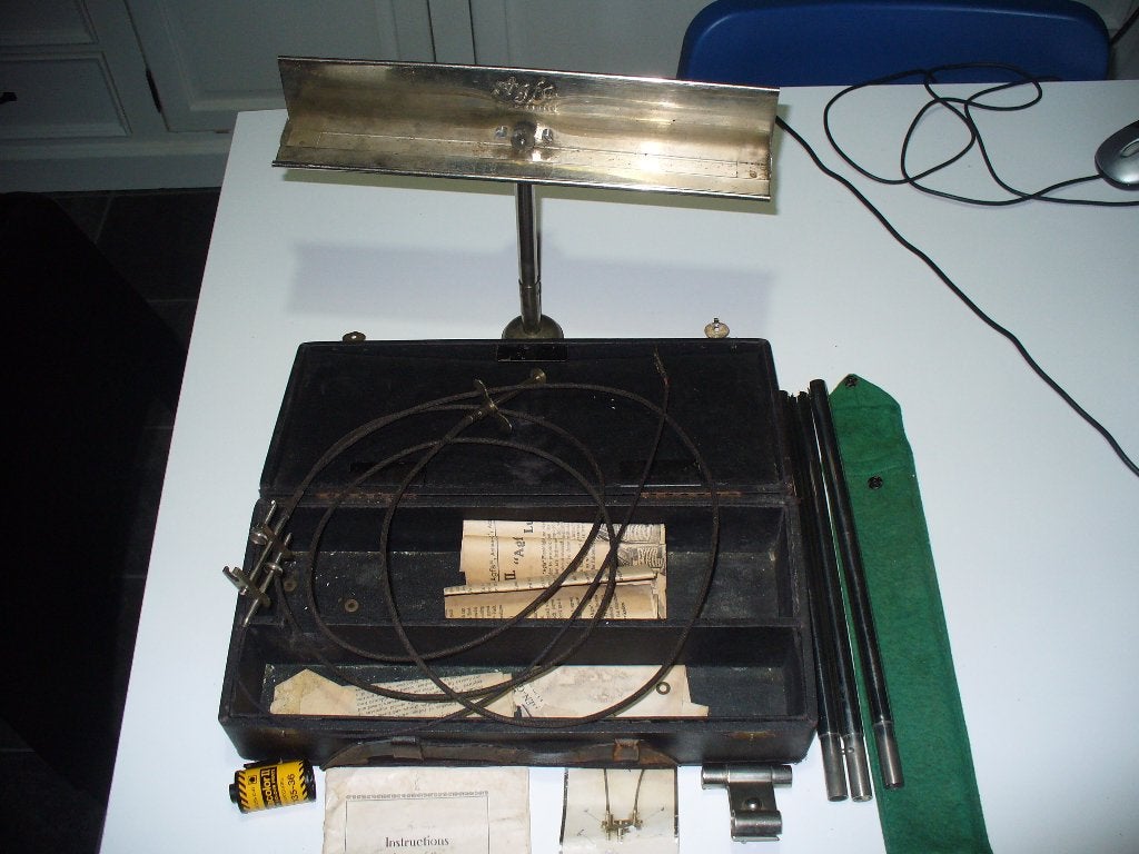 Agfa magnesium flitser groot model., Verzamelen, Ophalen of Verzenden, Voor 1940, Flitser
