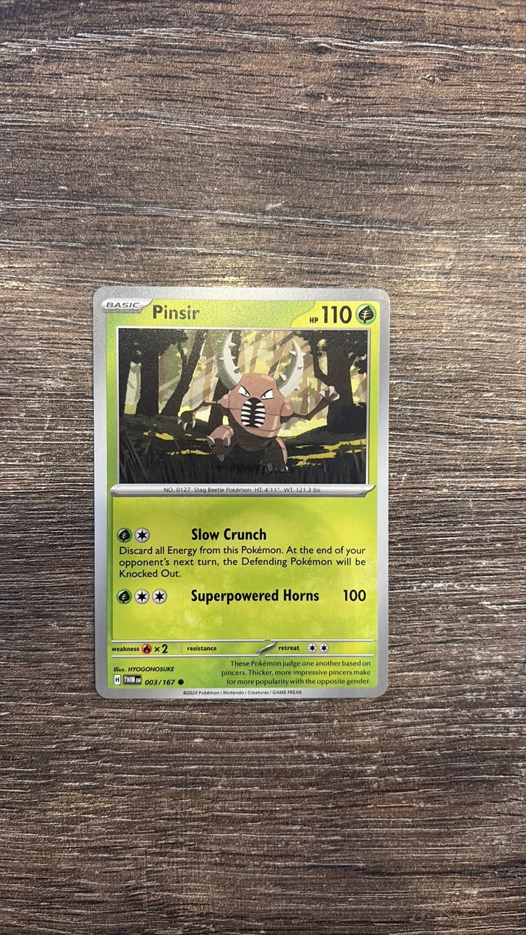 TWM Pinsir 003/167, Ophalen of Verzenden, Zo goed als nieuw