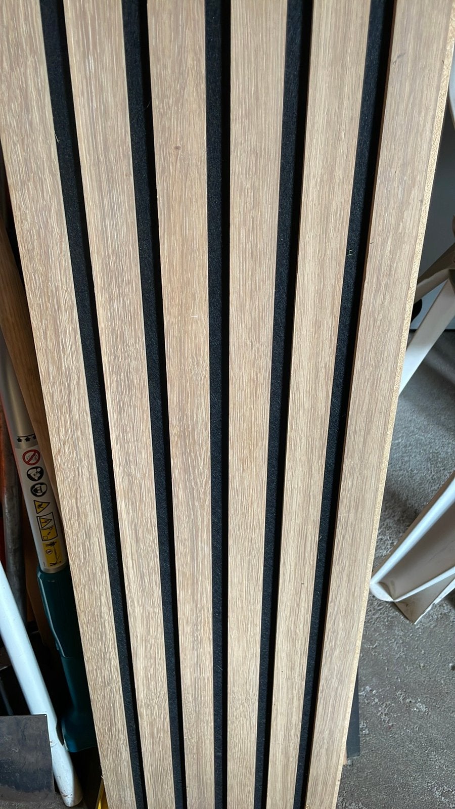 Wandpanelen met zwart vilt, Ophalen, Zo goed als nieuw