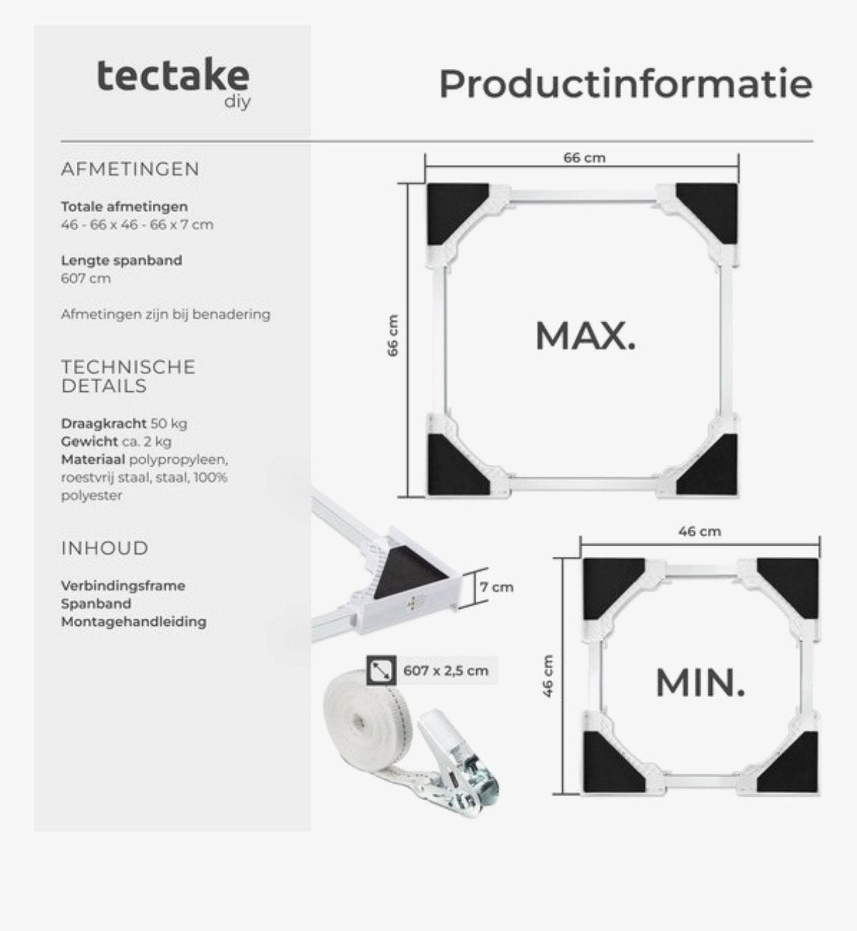 Stapelkit wasmachine droger evt met lekbak, Ophalen, Nieuw