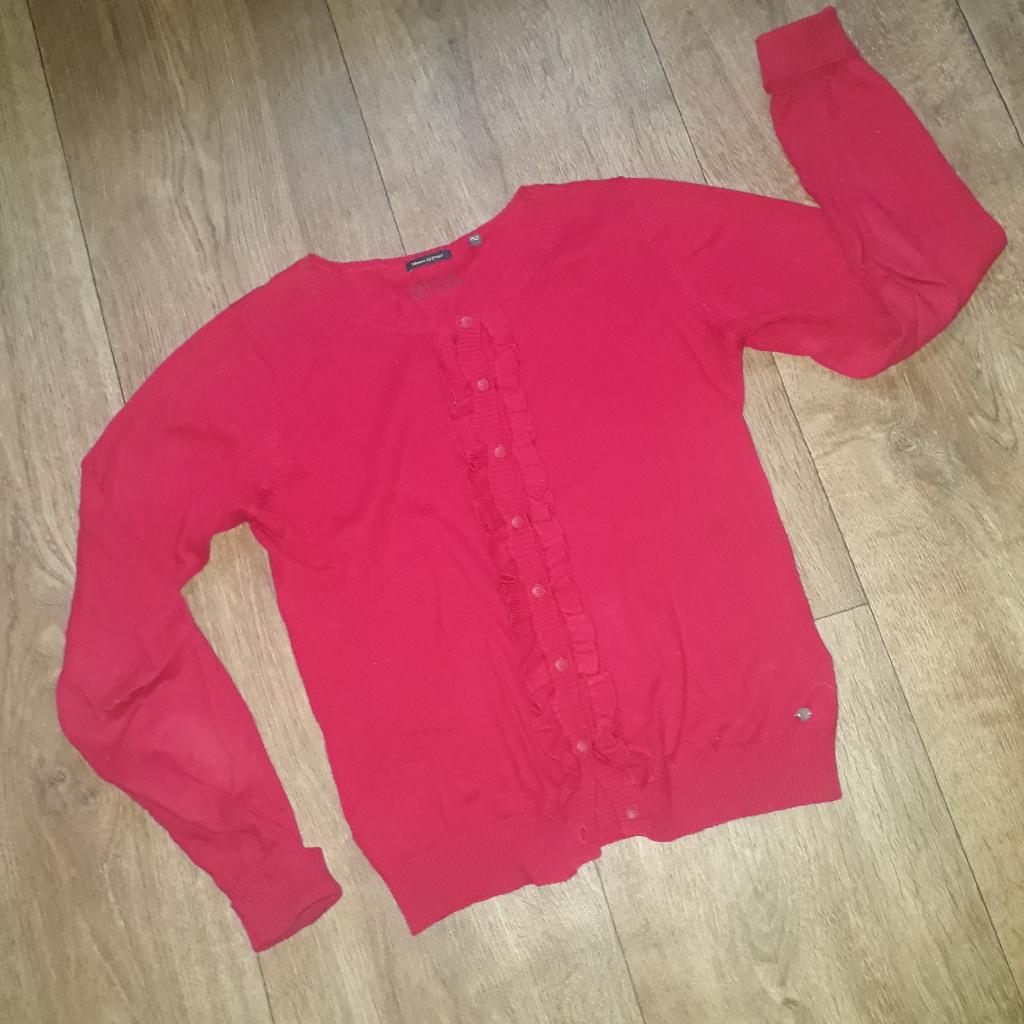 fel roze vestje mt. 146/152, Meisje, Trui of Vest, Ophalen of Verzenden, Zo goed als nieuw