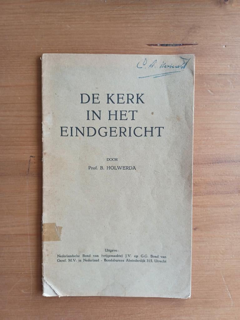 De Kerk in het eindgericht, Boeken, Godsdienst en Theologie, Gelezen, Christendom | Protestants, Ophalen of Verzenden