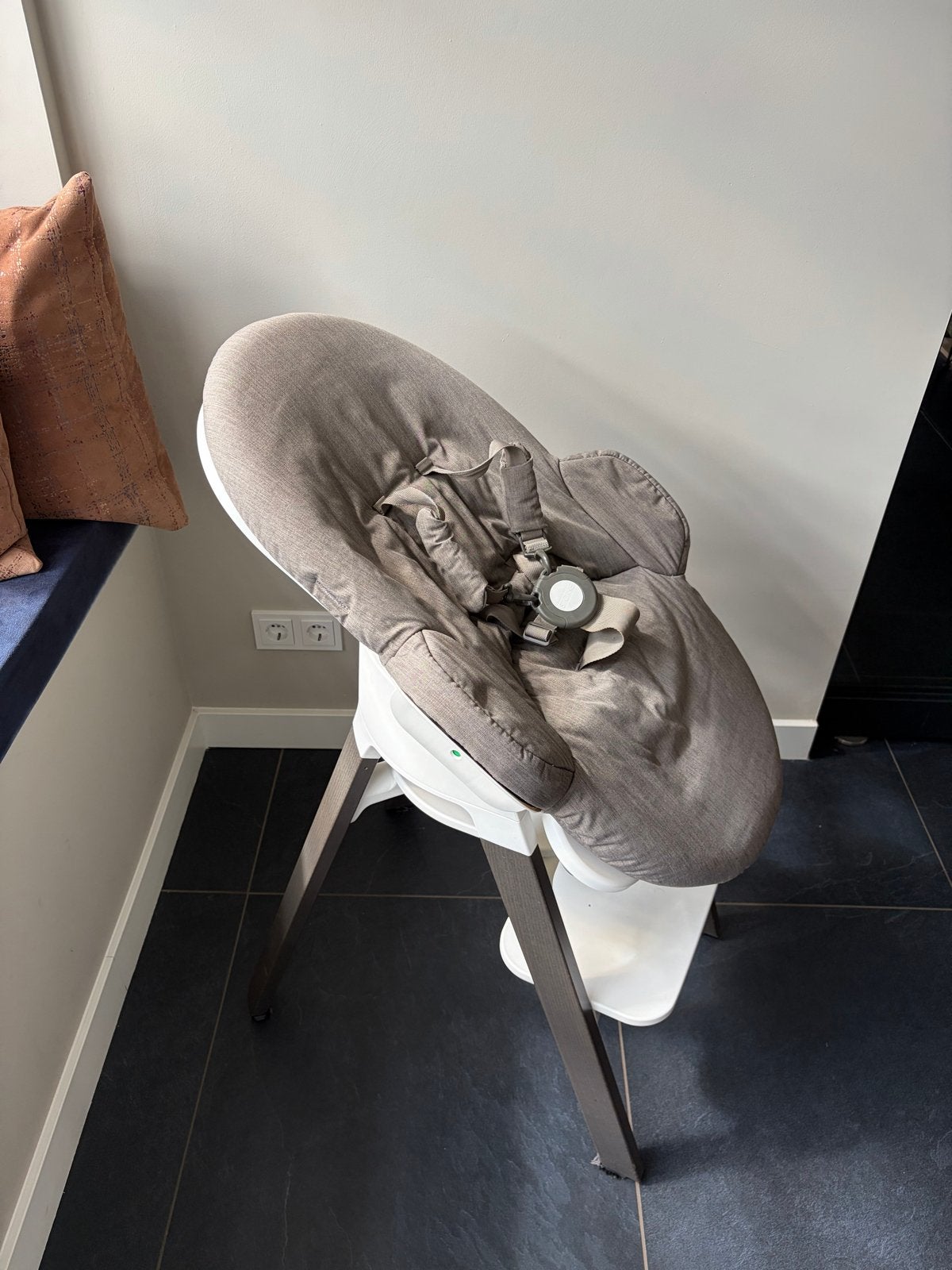 Stokke Steps Meegroeistoel incl. newbornset, Ophalen, Gebruikt, Meegroeistoel, Gordel(s)