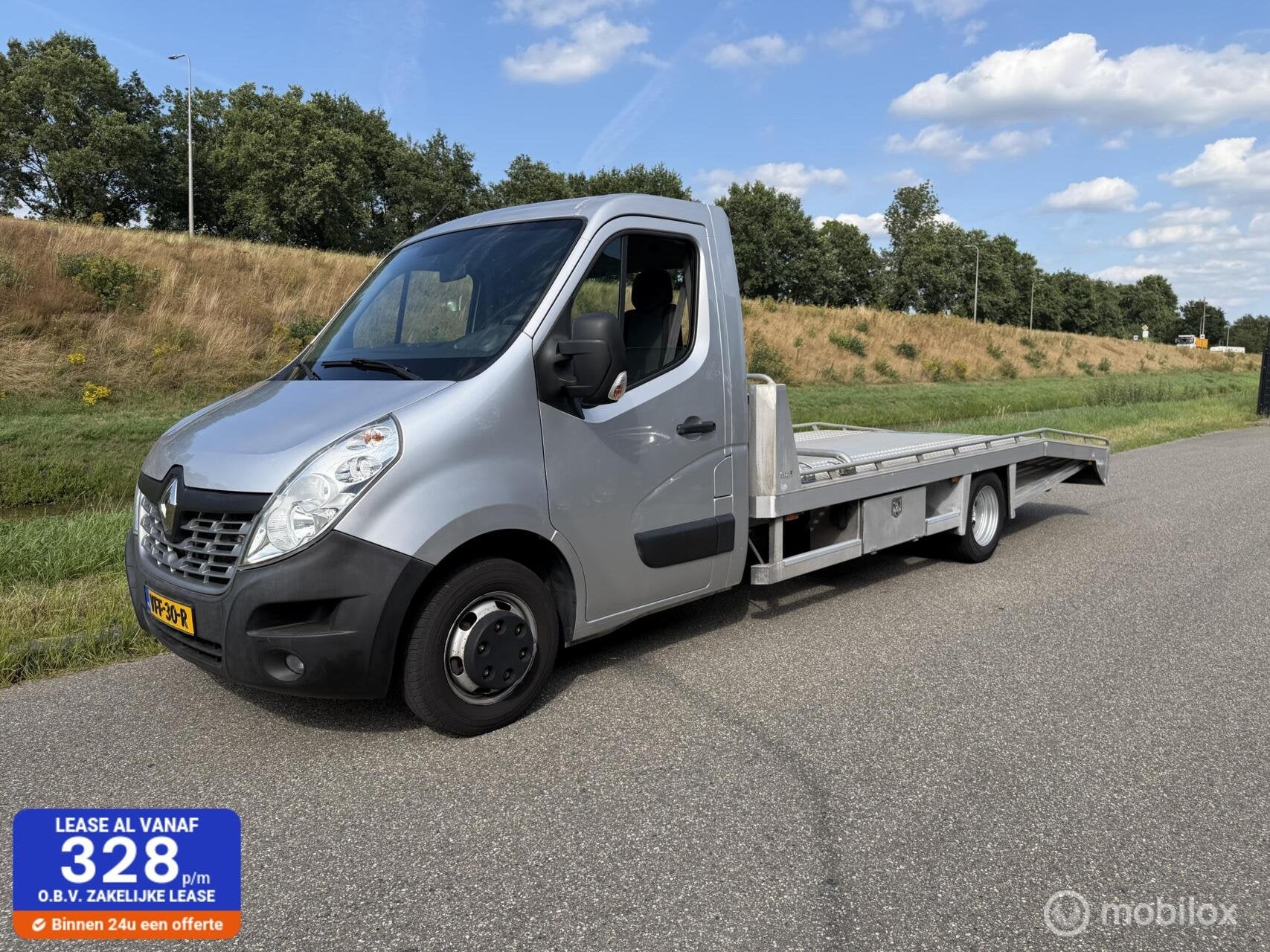 Renault Master T35 2.3 dCi L4 TIJHOF CLIMA Oprijwagen, Auto's, Gebruikt, Euro 6, 4 cilinders, Renault