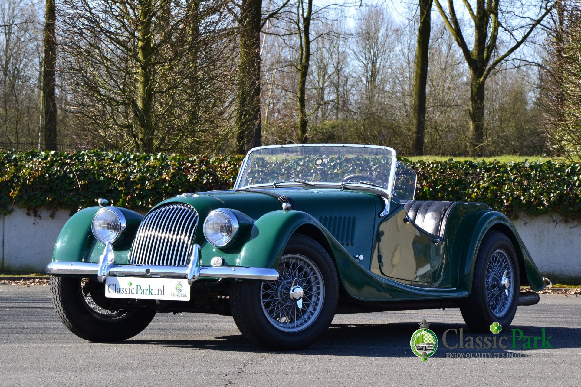 Morgan 4/4 (bj 1962), Zwart, Cabriolet, Leder, Bedrijf