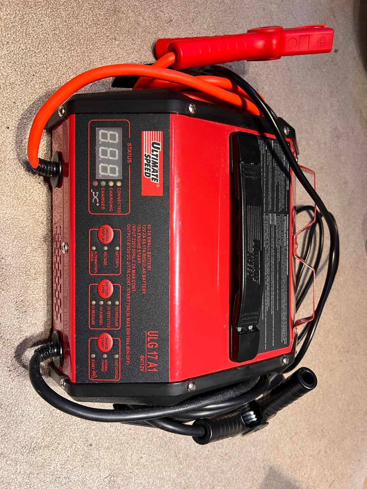 Ultimate Speed ULG 17 A1 Acculader en Startbooster, Ophalen, Gebruikt, Universele onderdelen