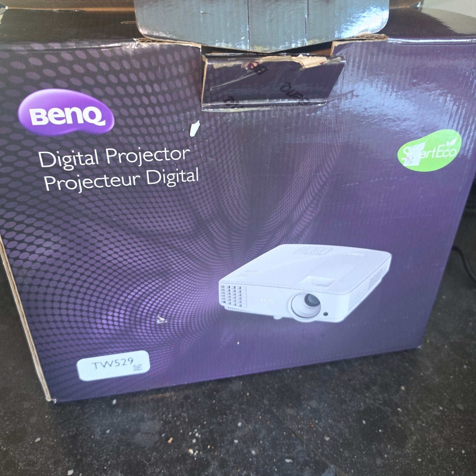 BenQ TW529 Digitale Projector, Ophalen of Verzenden, Gebruikt, DLP, BenQ