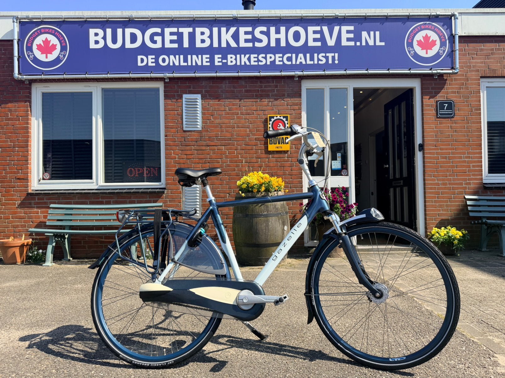Luxe Gazelle Montreux LTD Herenfiets 8 versnellingen, Ophalen, Gazelle, Versnellingen, 56 cm of meer