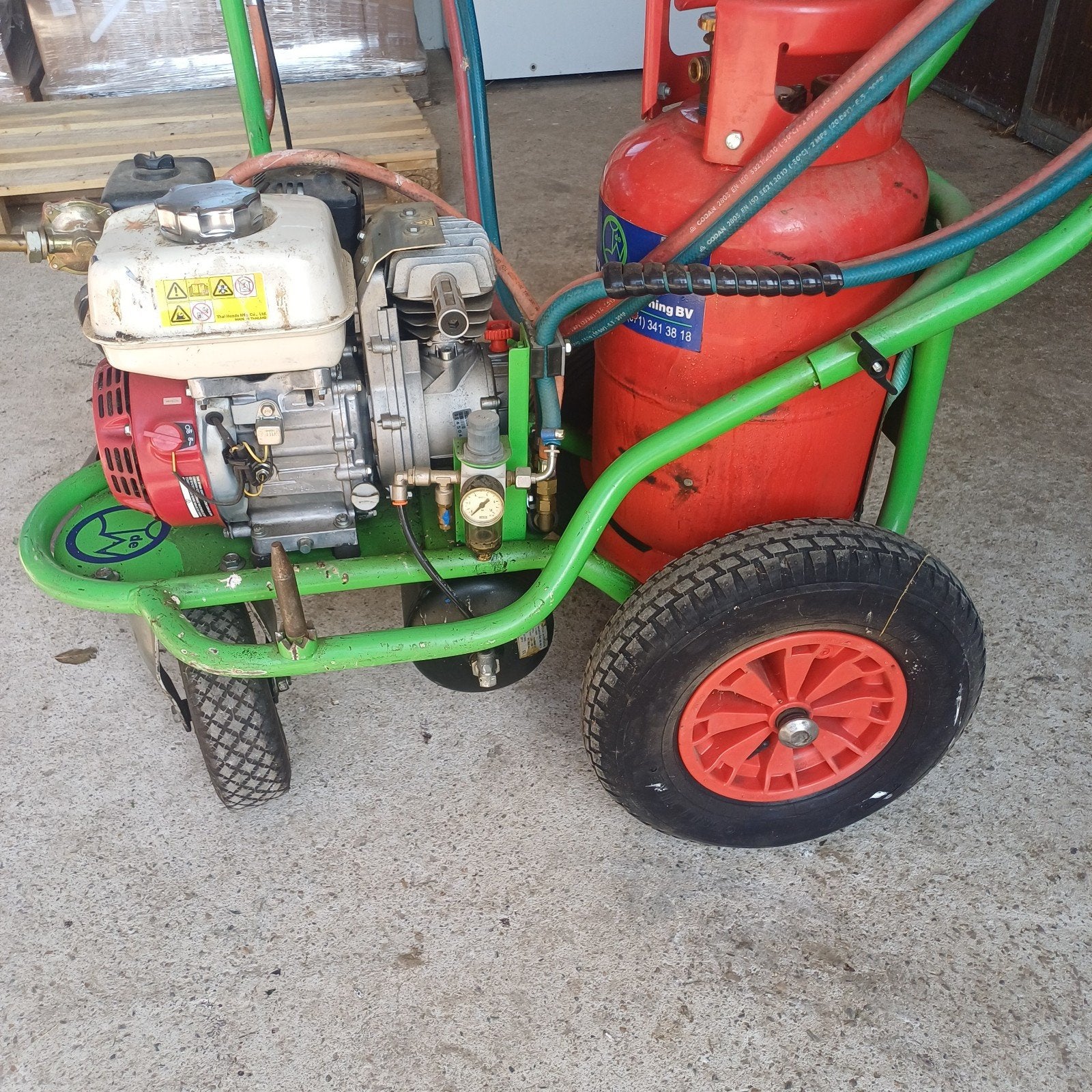 WeedControl Air Trolly Pack Onkruidbrander, Ophalen, Gebruikt, Weedcontrol