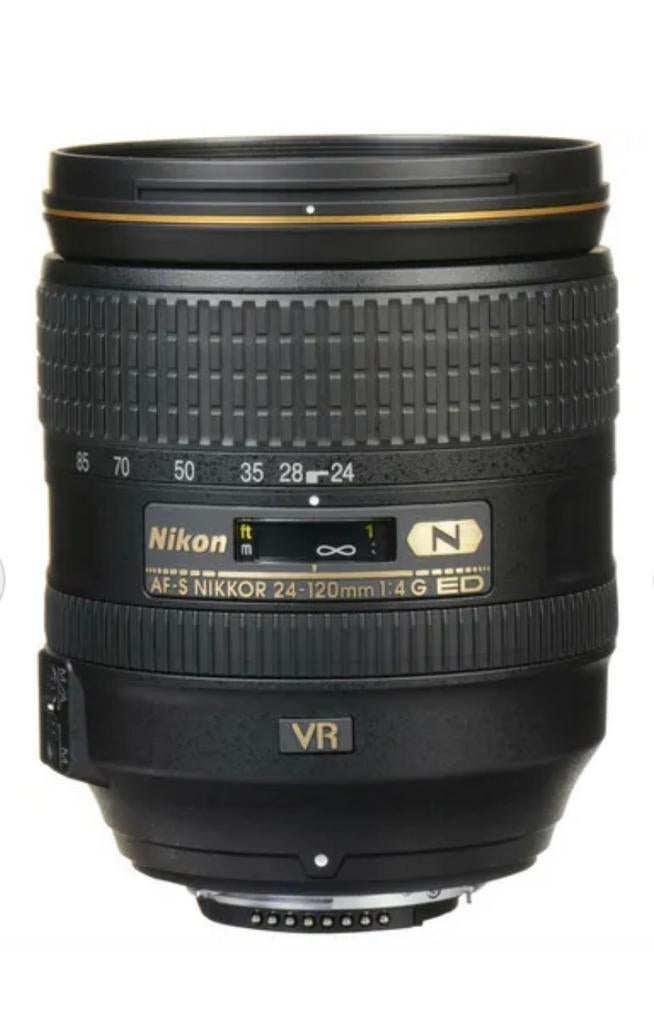 AF-S Nikkor 24-120mm f/4G ED VR, Ophalen of Verzenden, Zo goed als nieuw, Telelens