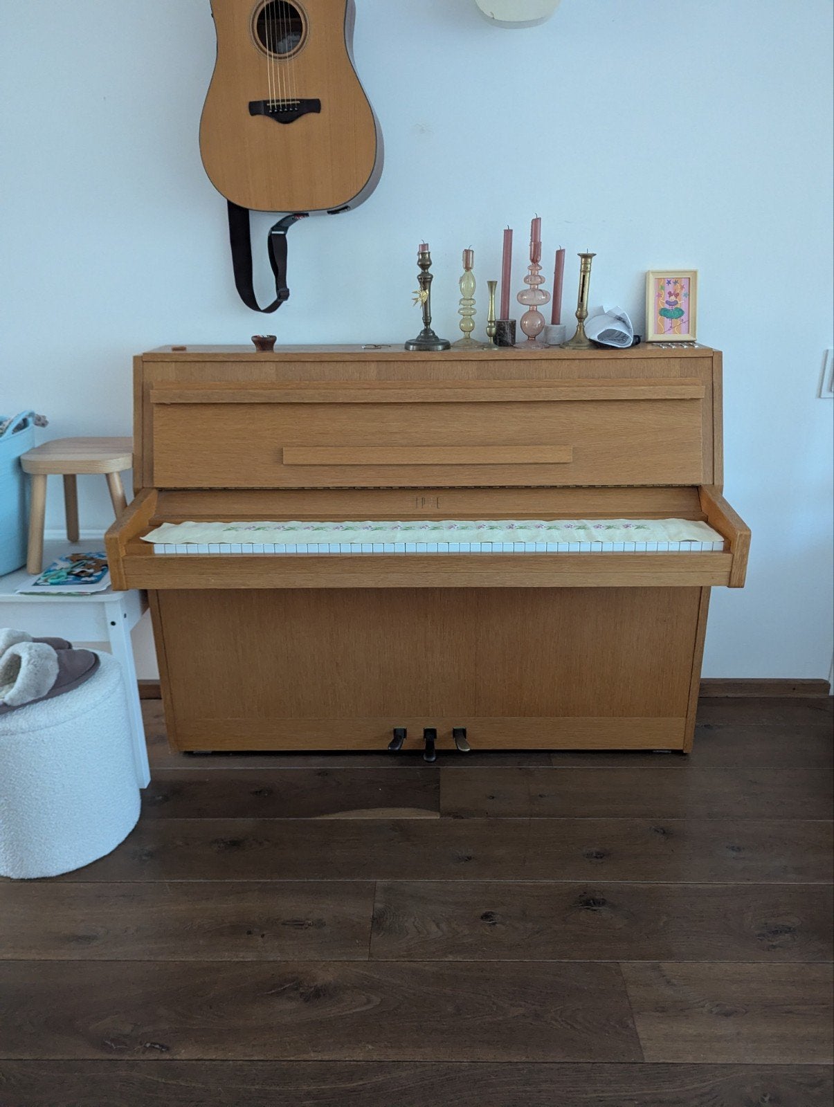 Rippen Cantate Staande Piano - Goede Staat, Ophalen, Gebruikt, Bruin, Piano