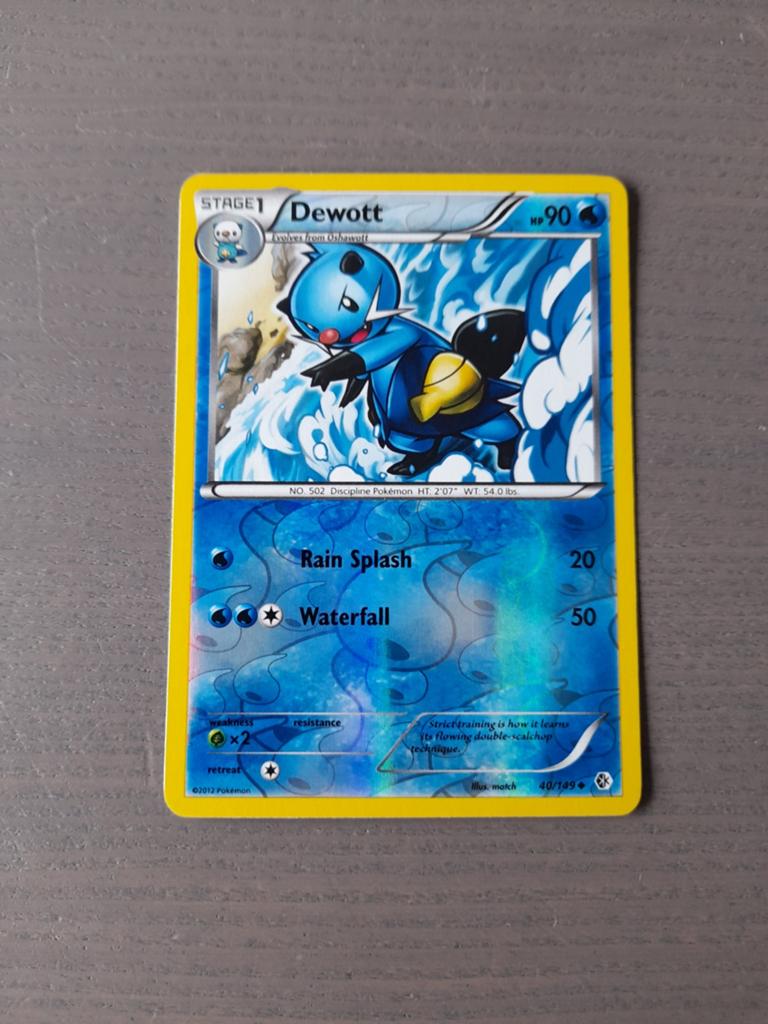 Boundaries crossed 40/149 dewott reverse, Ophalen of Verzenden, Zo goed als nieuw, Losse kaart, Foil