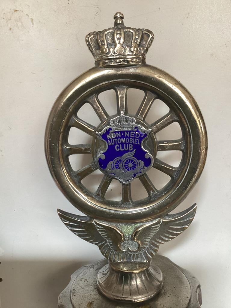 Vintage K.N.A.C. Auto Club Radiator Embleem, Verzamelen, Ophalen of Verzenden