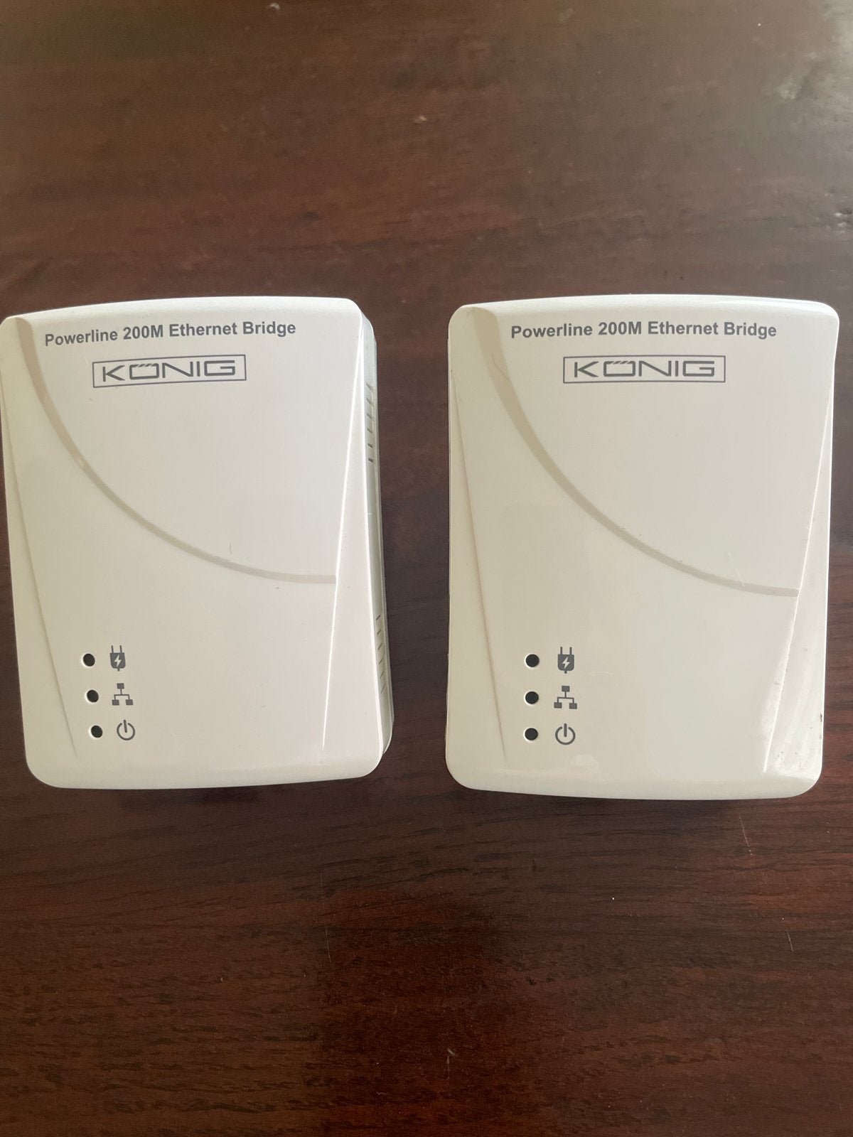 König Powerline 200M Ethernet Bridge Set, Computers en Software, Powerlines, Ophalen, Zo goed als nieuw