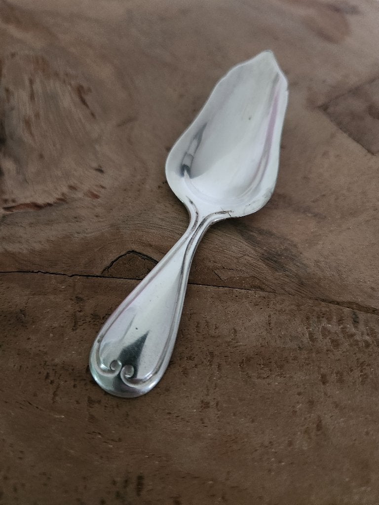 Zilveren suikerschep/suikerleptje, Antiek en Kunst, Antiek | Goud en Zilver, Ophalen of Verzenden, Zilver