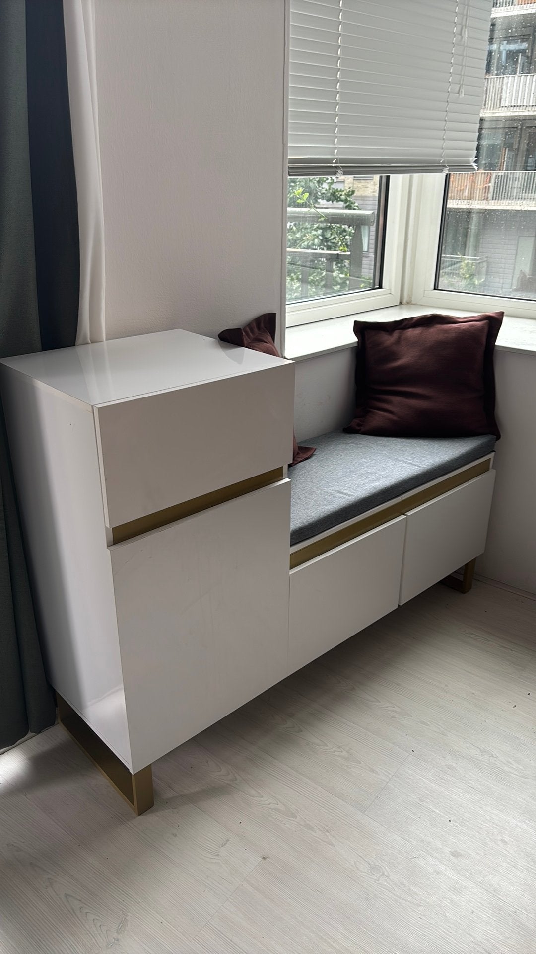 Shoe bench, Ophalen, 100 tot 150 cm, 5 laden of meer, Zo goed als nieuw