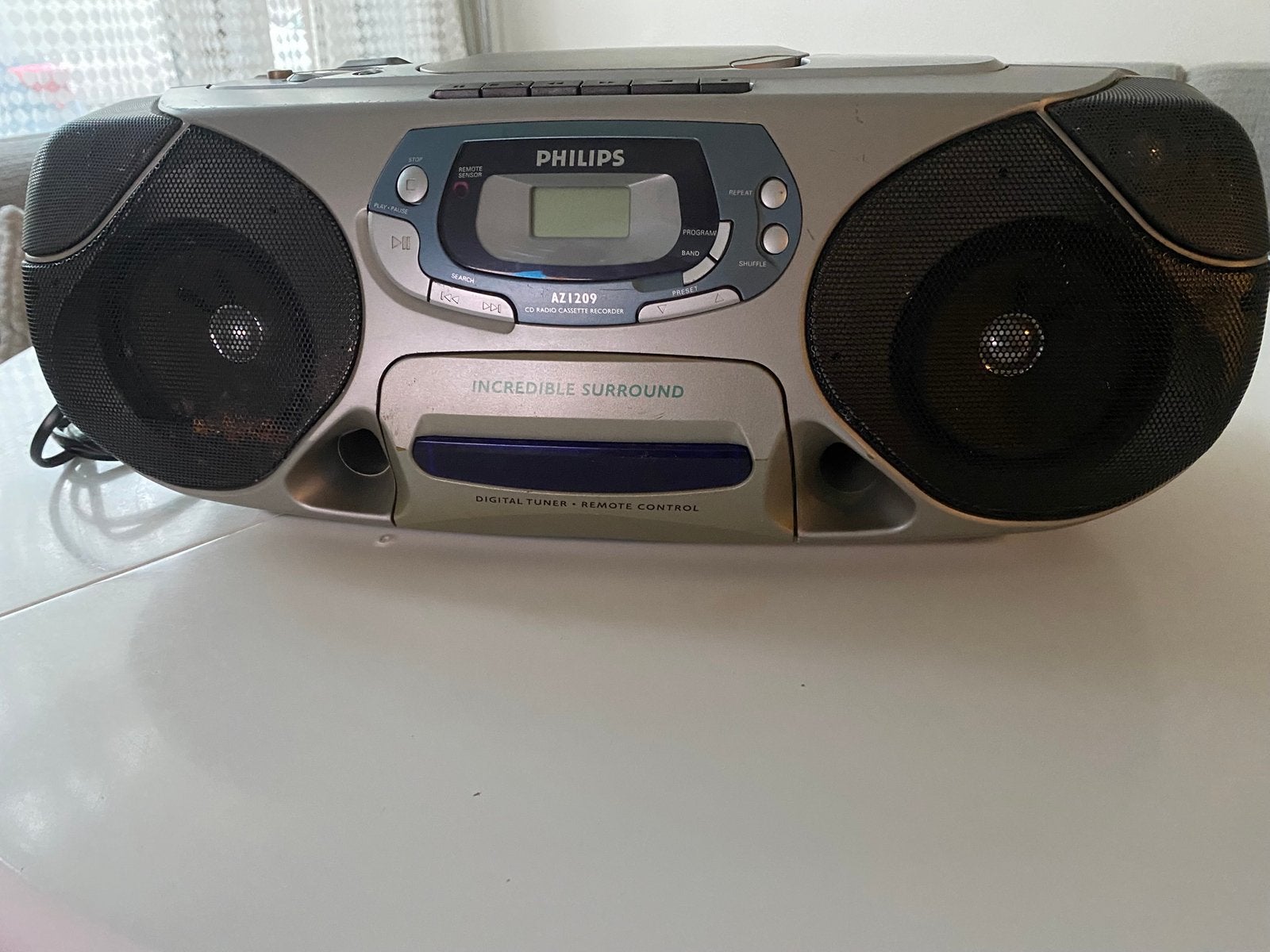Philips radio CD Cassette Recorder, Audio, Tv en Foto, Radio's, Ophalen of Verzenden, Gebruikt, Met cd-speler