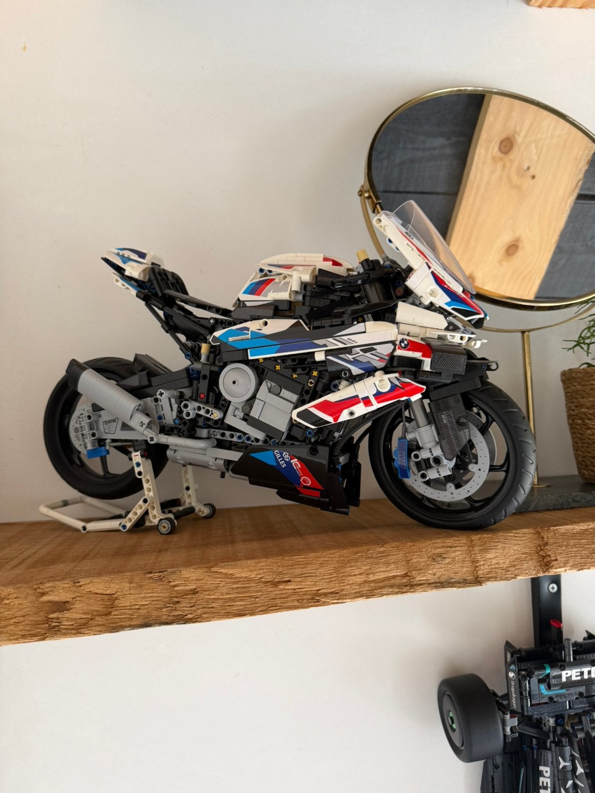 Lego race motor, Ophalen