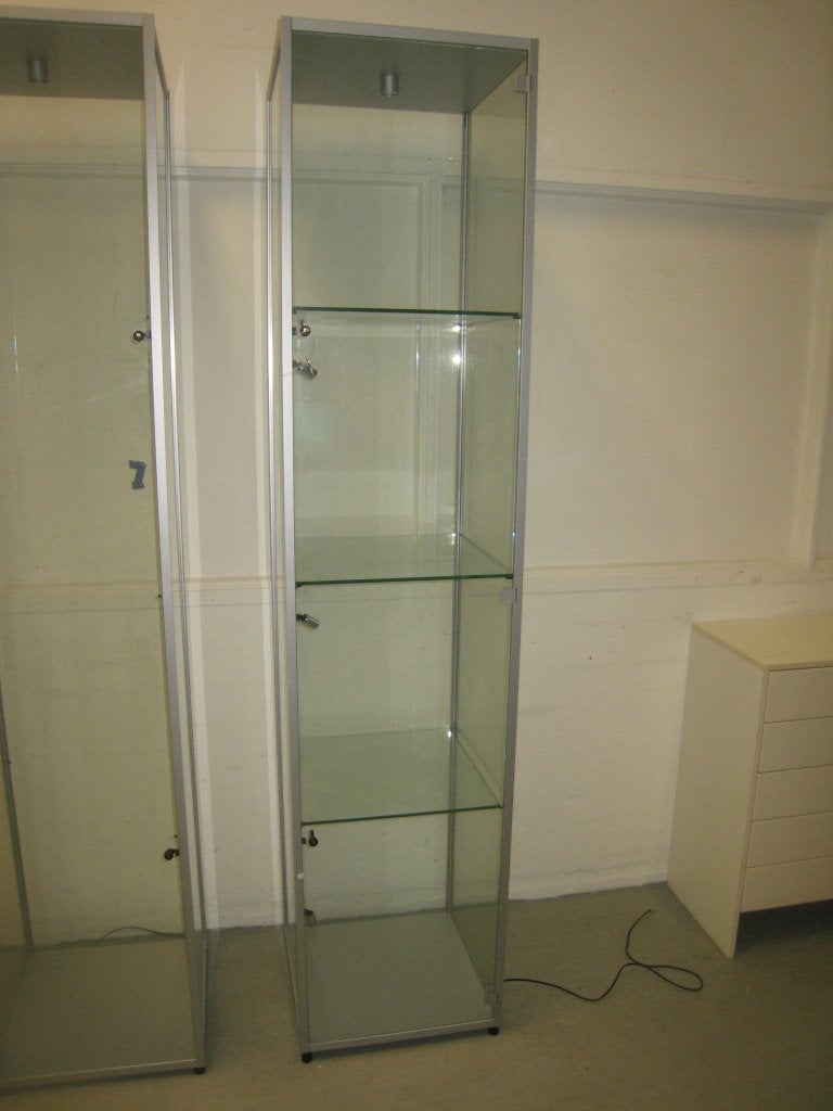 Moderne professionele aluminium vitrinekast, Niet ingevuld, Gebruikt, Niet ingevuld, Niet ingevuld