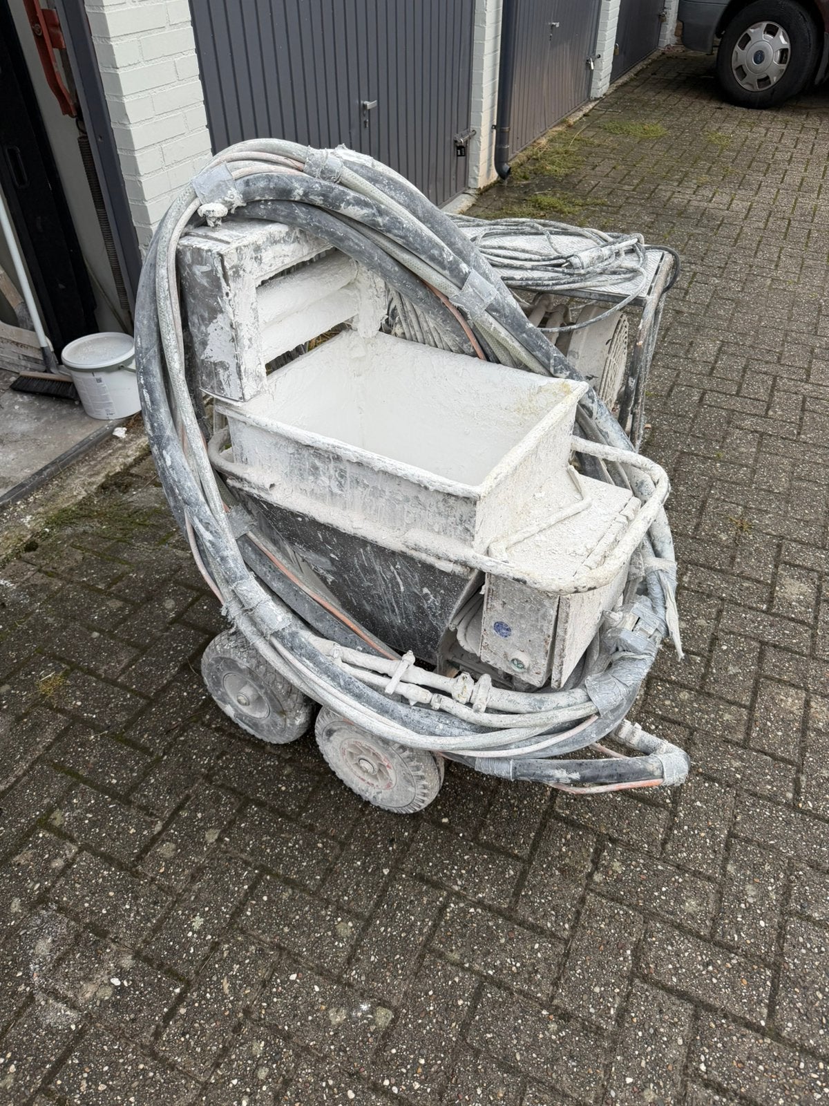 Hama spackspuit + schoonewil compressor, Ophalen, Gebruikt, Overige typen