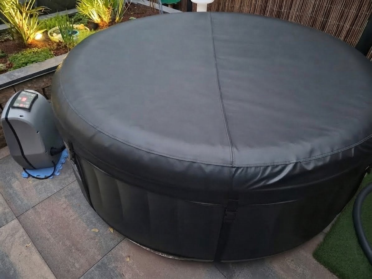 Zo goed als nieuwe opblaasbare jacuzzi(2 jaar oud), Ophalen, Minder dan 80 cm, Overige typen, Rond
