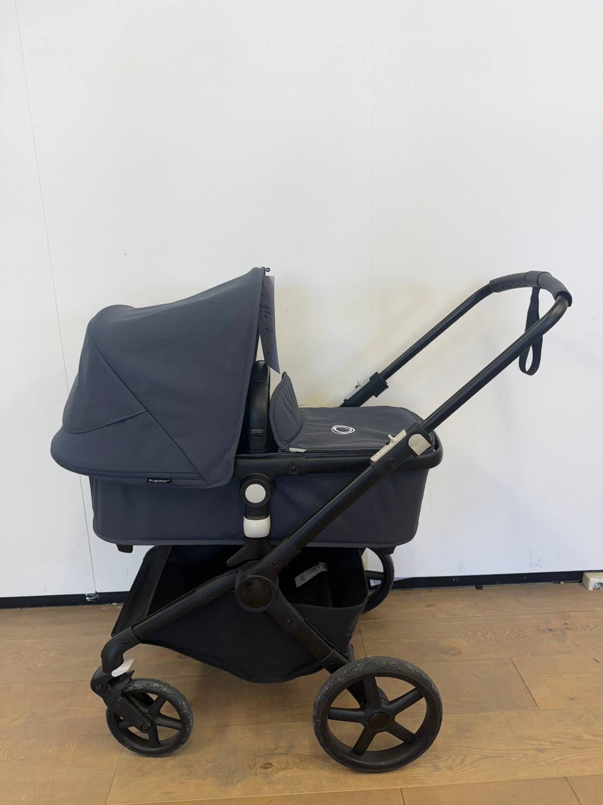 Bugaboo Fox Cub kinderwagen 2 in 1 - Stormy blue, Kinderen en Baby's, Ophalen, Zo goed als nieuw, Regenhoes
