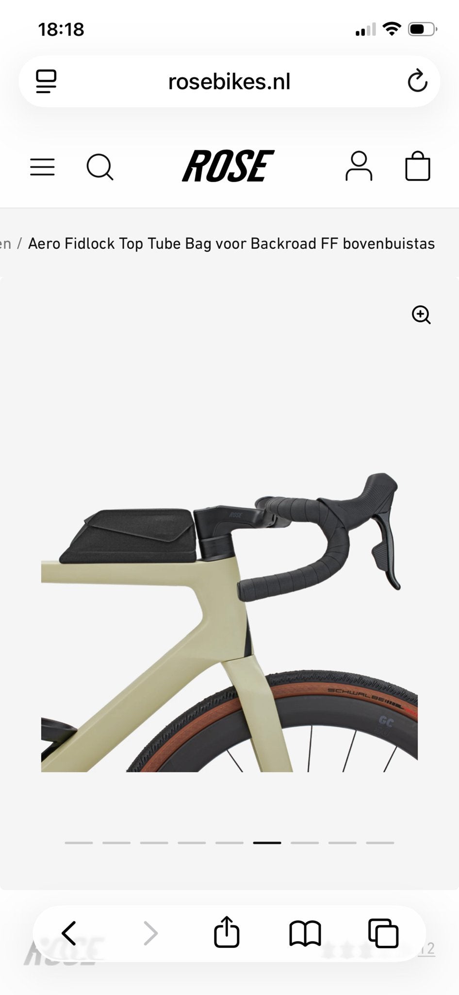 Rose Aero Fidlock Top Tube Bag voor Backroad FF, Ophalen of Verzenden, Nieuw