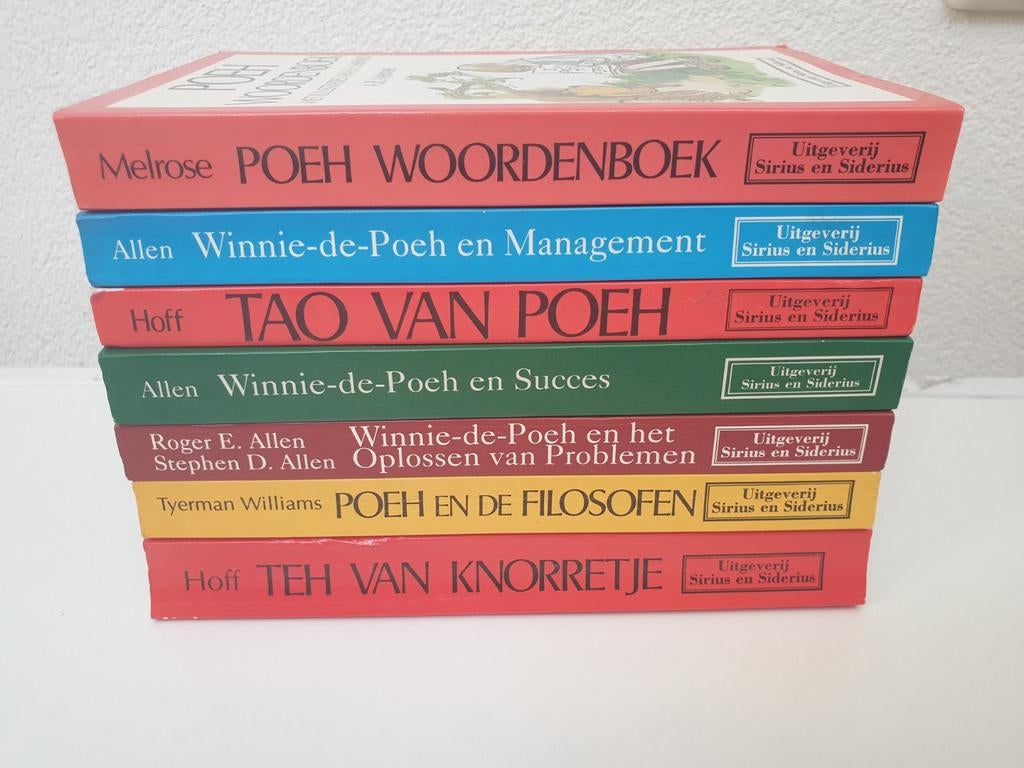 Winnie de Poeh boeken collectie - 7 delen, Boeken, Ophalen of Verzenden, Gelezen, Diverse auteurs (Melrose, Allen, Hoff, Tyerman Williams)
