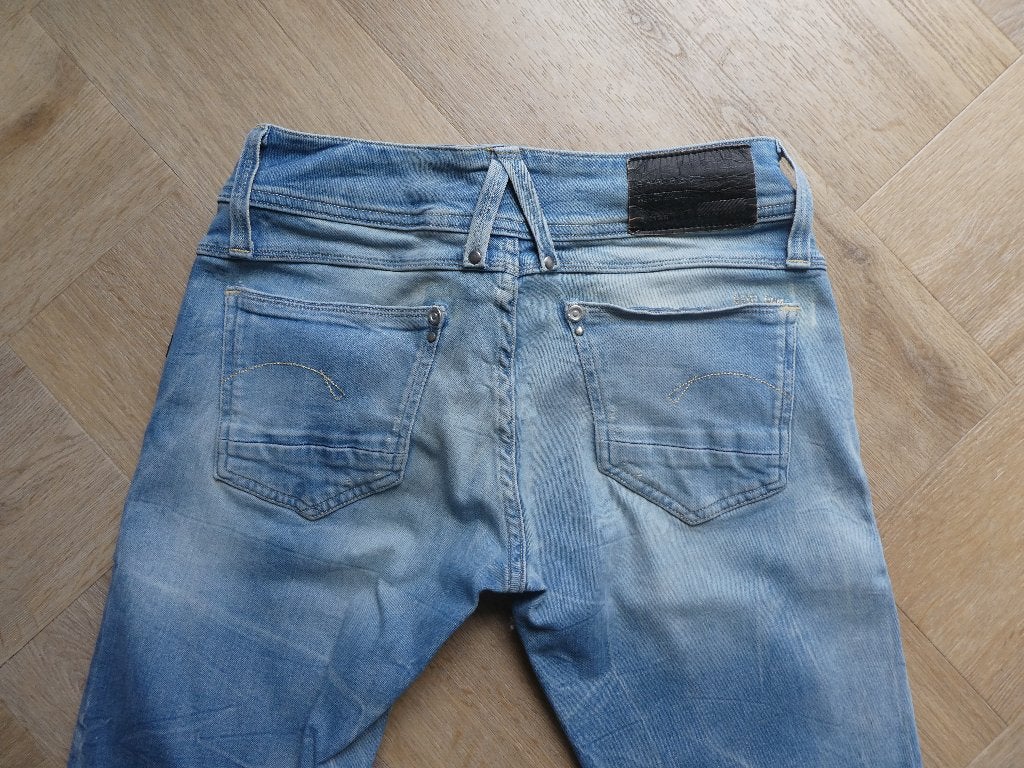Gstar Lynn Skinny wmn spijkerbroek maat 29-34, Blauw, Ophalen of Verzenden, Zo goed als nieuw, W28 - W29 (confectie 36)