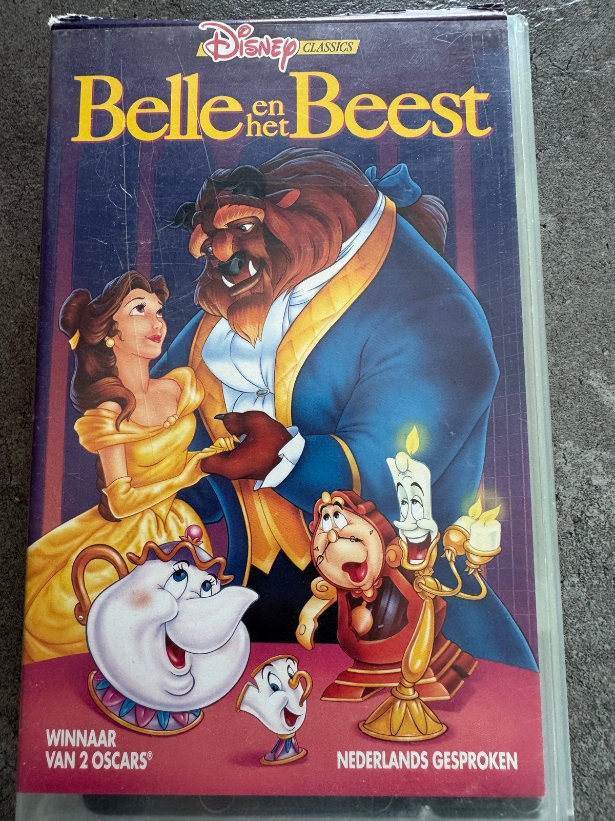 Disney Classics: Belle en het Beest VHS (Nederlands Gesproke, Alle leeftijden, Ophalen of Verzenden, Gebruikt, Overige genres