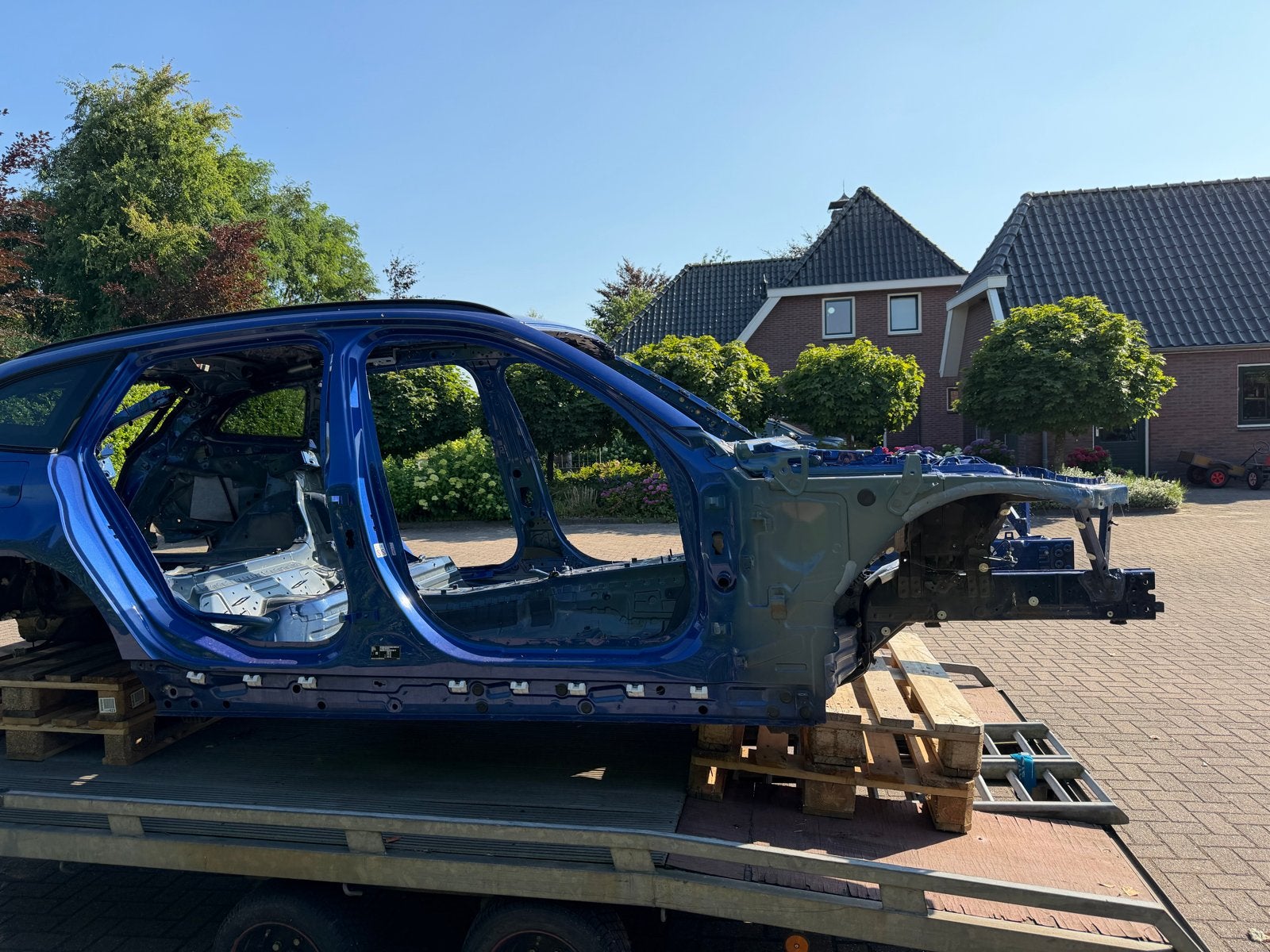 Carrosserie BMW 3-serie G21 2023 Blauw, Ophalen, Gebruikt, Voor, BMW