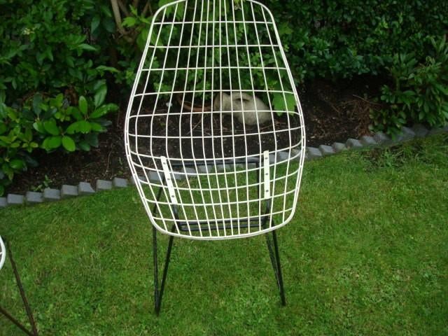VINTAGE CEES BRAAKMAN STOELEN 1950/52 ORIGINEEL, Ophalen, Gebruikt, Twee, Wit