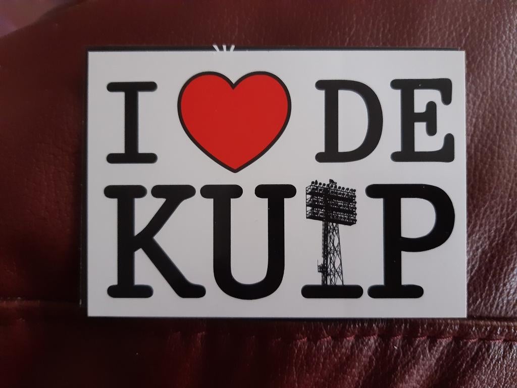 Sticker I love de kuip, Ophalen of Verzenden, Nieuw, Sport