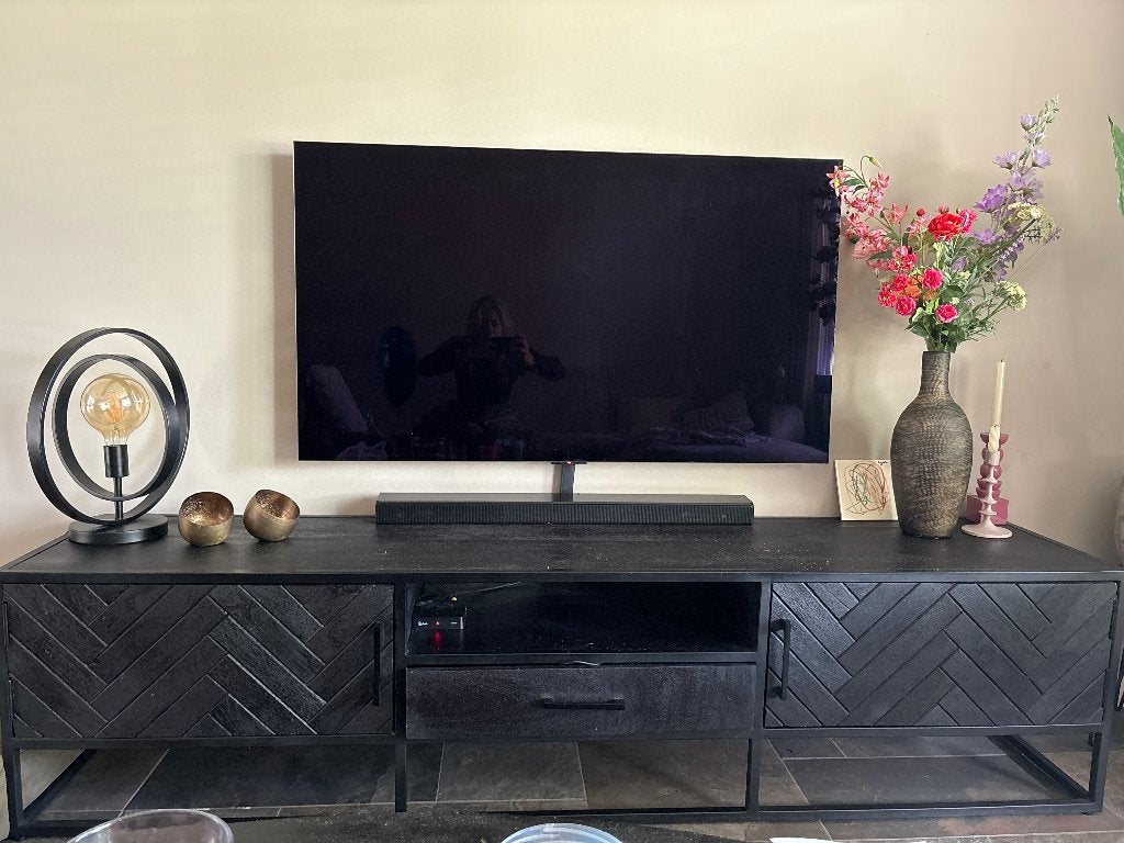Tv meubel, Ophalen, Overige materialen, Zo goed als nieuw, 200 cm of meer